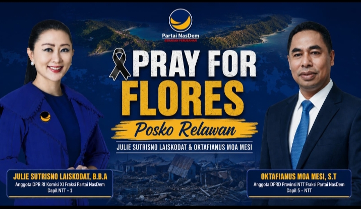 NasDem Peduli: Posko Relawan Julie Laiskodat dan Fian Moa Mesi Salurkan Bantuan untuk Korban Gempa Ende